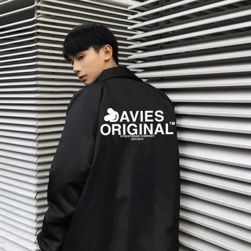 Áo Khoác Dù Trượt Nước Cao Cấp - Áo Bomber Jacket Davie siêu đẹp Unisex