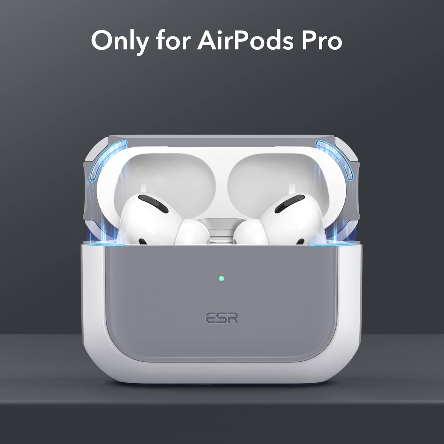 Bao Case ESR Orbit Hybrid Case with HaloLock cho AirPods Pro / AirPods Pro 2 (2023/2022/2019) Magnetic Lid Lock - Hàng Chính Hãng