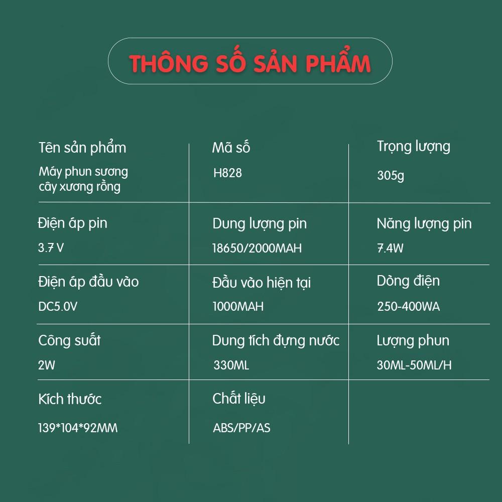 Máy xông tinh dầu khuếch tán hương thơm PIN SẠC – Máy phun sương tạo ẩm