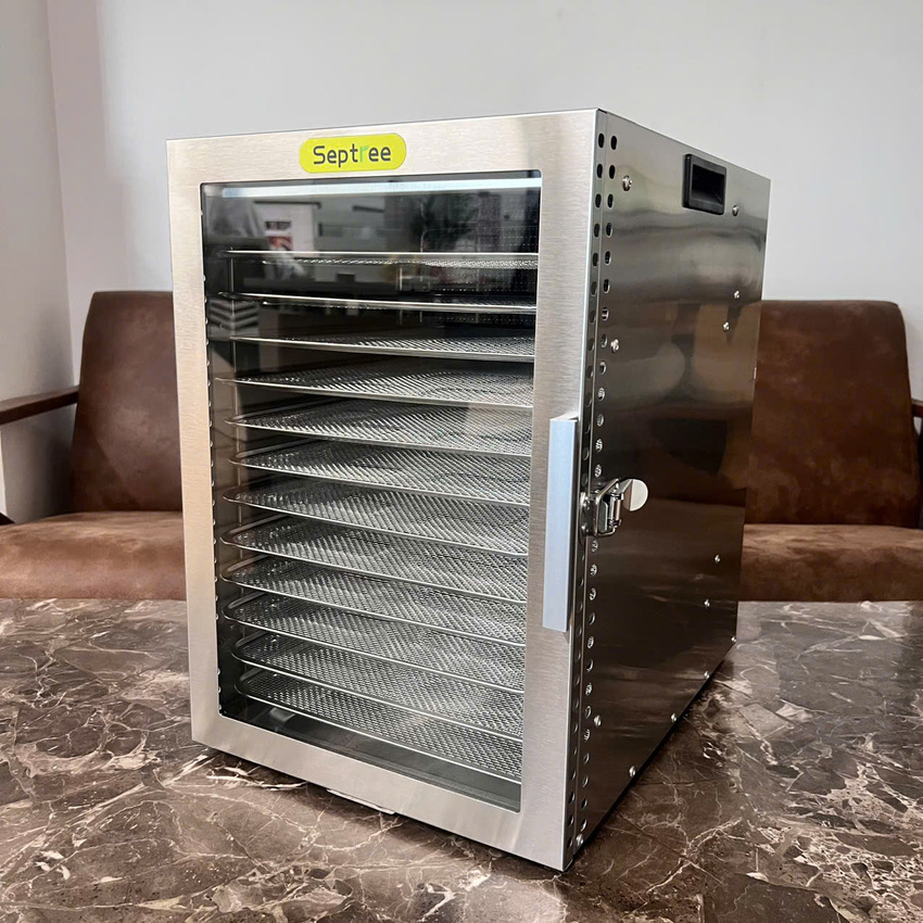 Máy sấy thực phẩm chuyên nghiệp 12 khay dung tích 45 lít thương hiệu Mỹ cao cấp Septree ST-06 - Hàng Nhập Khẩu