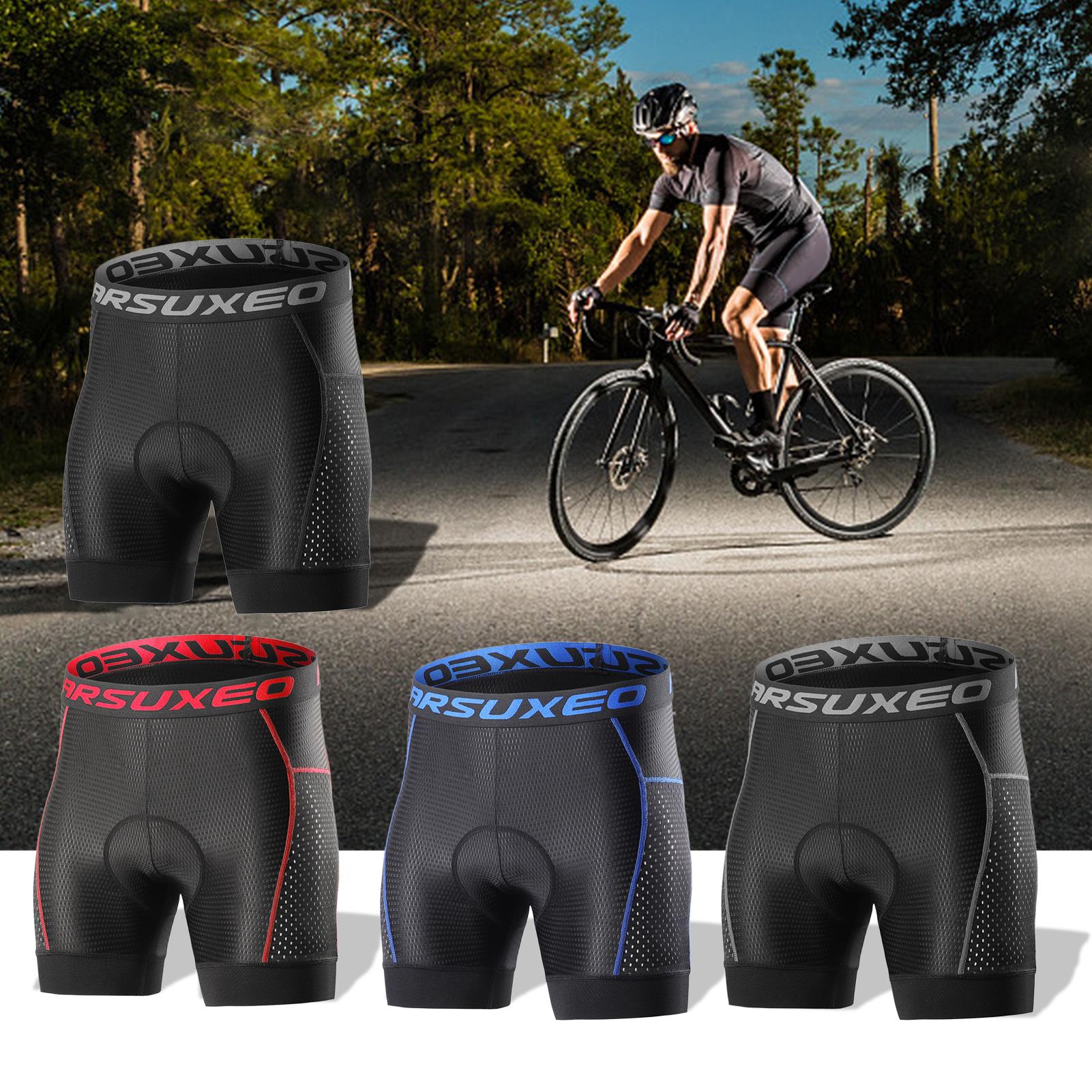 Quần short đi xe đạp Arsuxeo 5D, nhanh khô, thoáng khí, chất liệu vải siêu bền