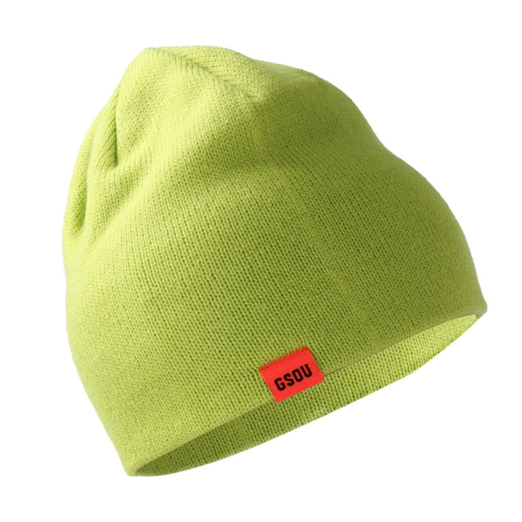 Unisex Winter Beanie Knit Hat Thick Warm Caps Solid Color Beanie Hat