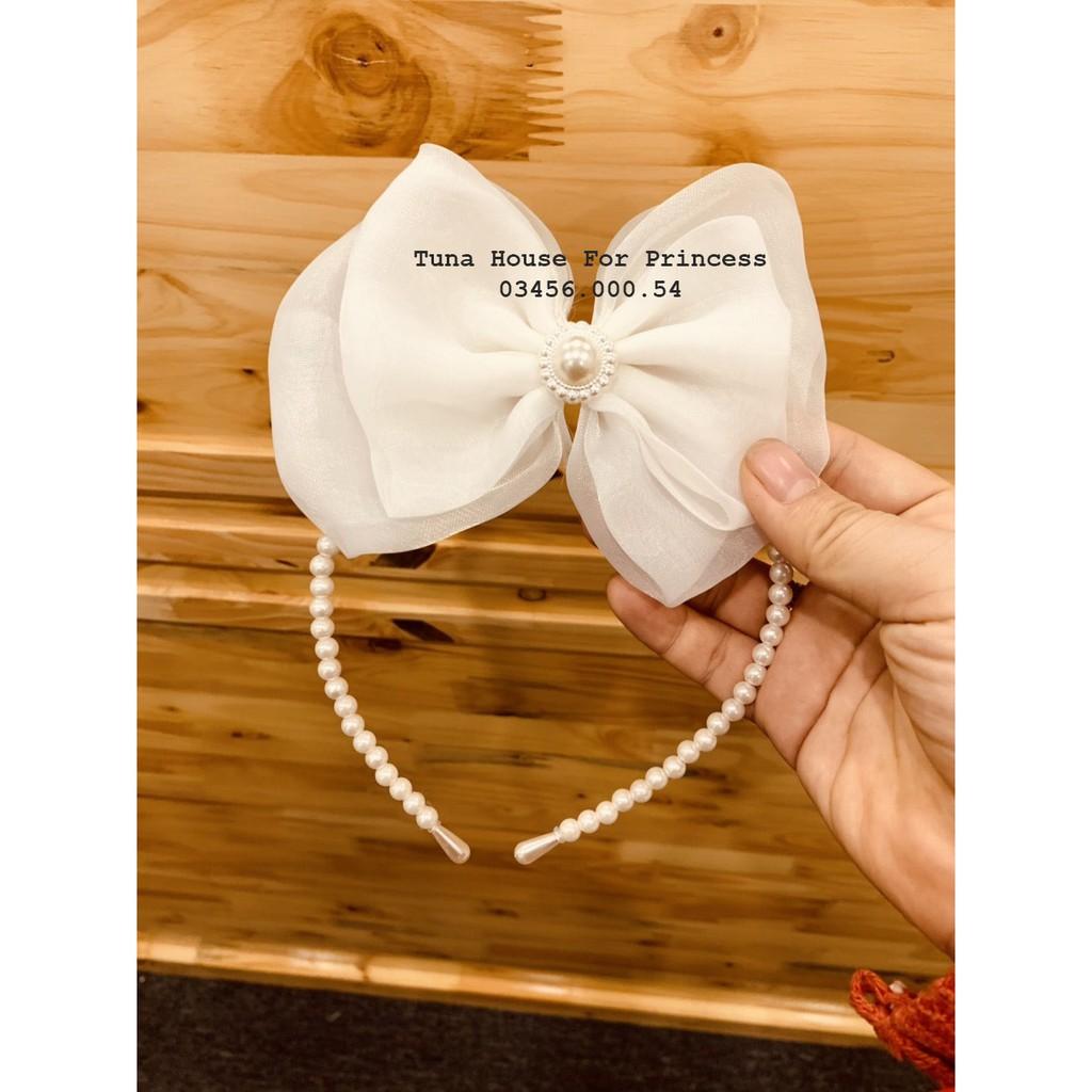 Váy đầm xoè công chúa thiết kế cho bé gái Whitney xếp lớp ngực trắng - Tuna House For Princess