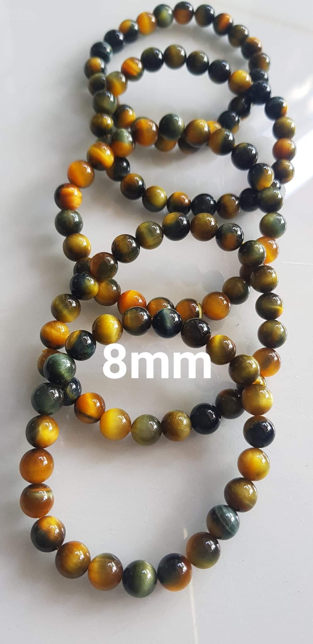 Vòng tay phong thủy may mắn Nữ đá mắt hổ tự nhiên vàng xanh đều mới bóng mượt đẹp Size hạt 8mm Nữ đeo Công dụng vòng đá mắt hổ đá thiên nhiên tốt cho sức khỏe, đem đến may mắn,xoa dịu tâm trí công việc hanh thông ạ