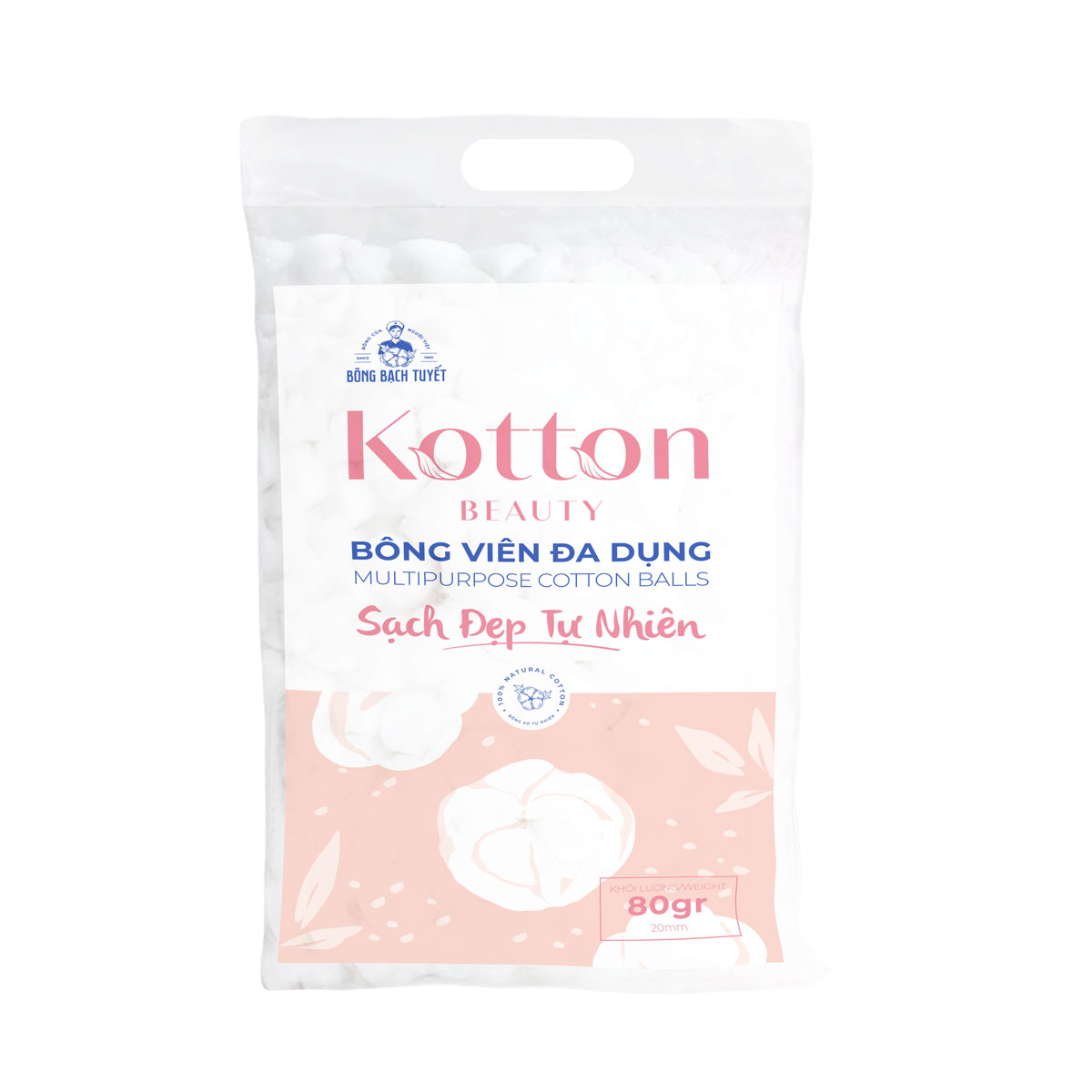 BÔNG VIÊN ĐA DỤNG 80GR