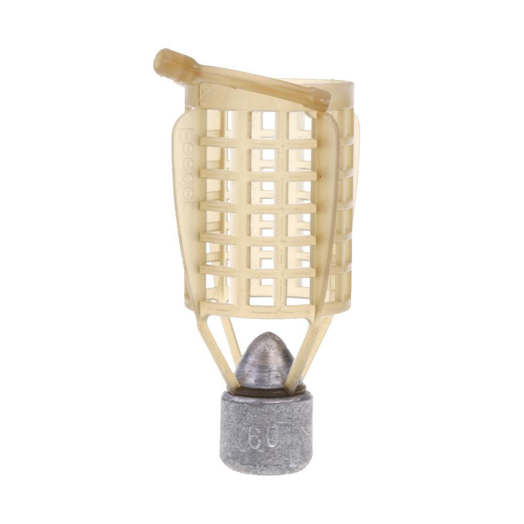 Fishing Feeder Fishing Trap Basket Lures Feeder Fish Bait Cage Fishing Tools Accessory 40g 60g 80g