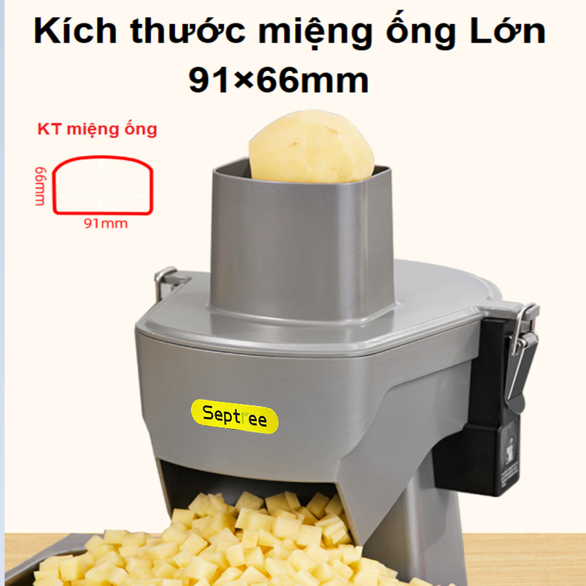 Máy thái rau củ quả đa năng, thái lát, thái sợi, thái hạt lựu thương hiệu Mỹ cao cấp Septree GJ817 - Hàng nhập khẩu