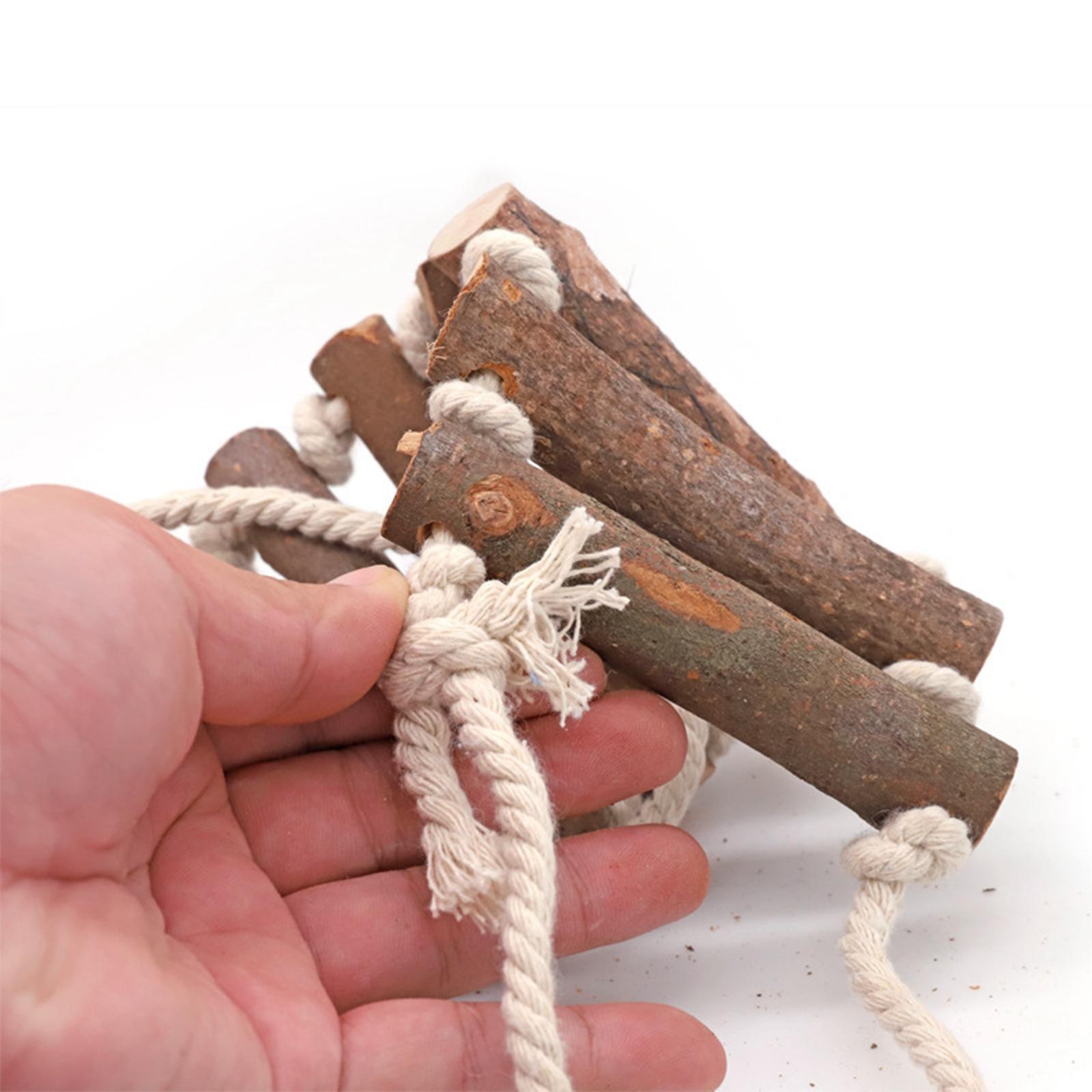 Flexible Parrot Hamster Climbing Ladder Ladder Shelf Canary for Budgie Toy