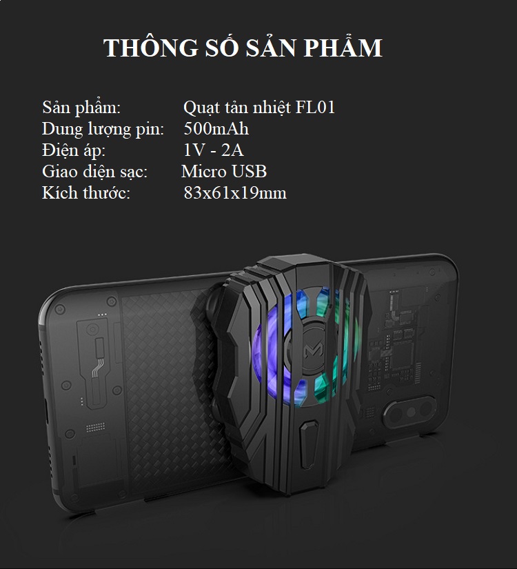 Quạt Tản Nhiệt Gaming FL-1