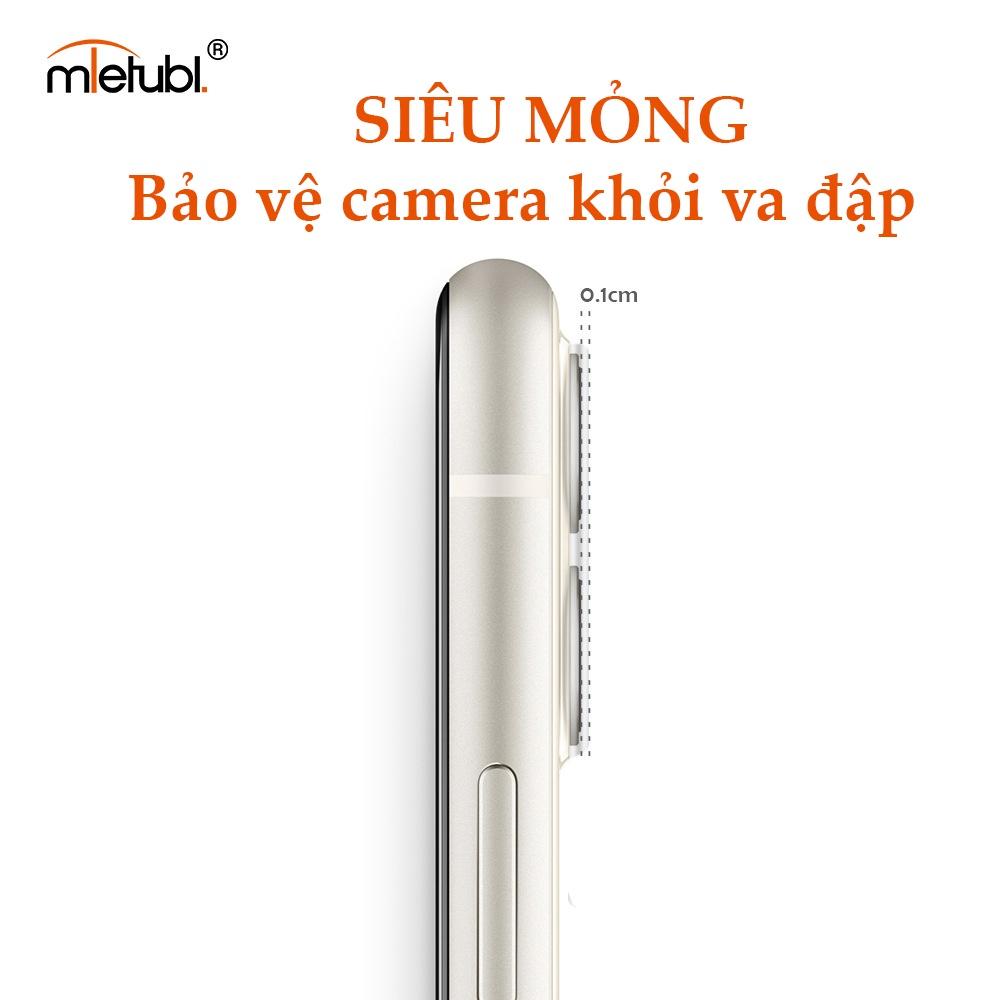 Kính cường lực Camera cho iPhone 11 12 13 Pro Max Mini độ cứng 9H trong suốt