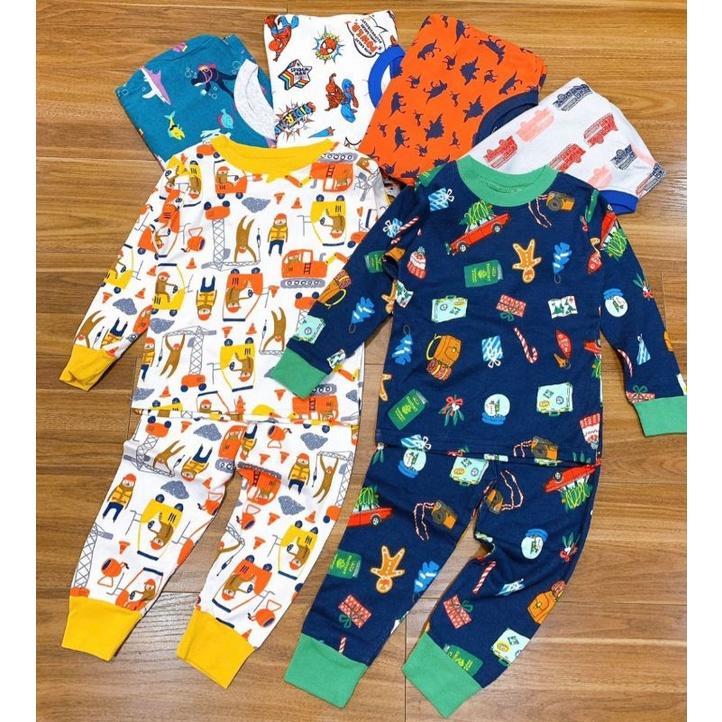 Bộ dài tay bé trai cotton bozip co dãn xuất dư mịn đẹp