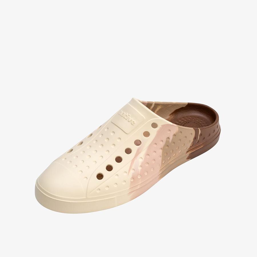 Giày Mules Unisex NATIVE Jefferson Clog Marble