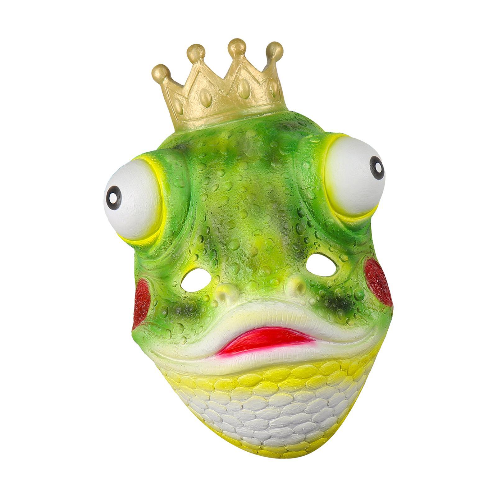 Frog   Face Cover Role Play Adults Costume Accessories Animal