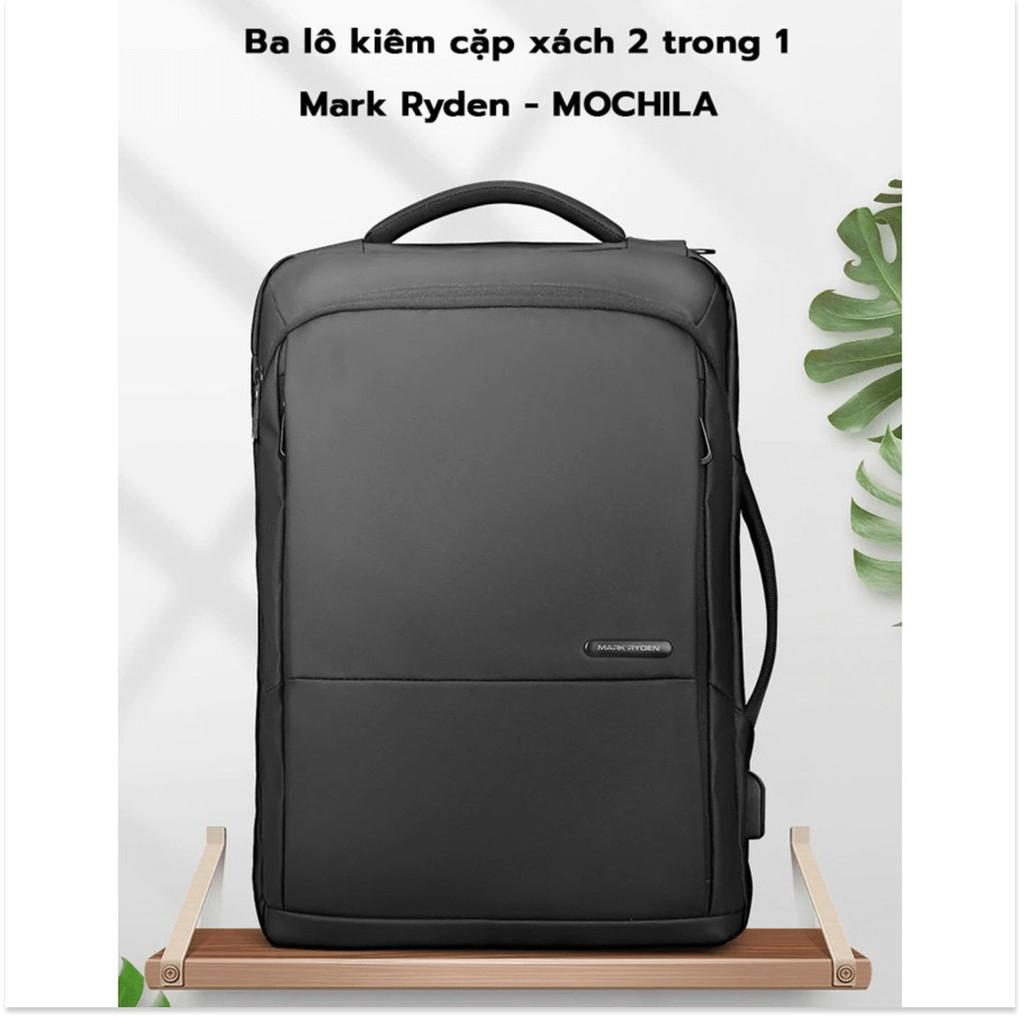 Balo đựng laptop kiêm cặp xách tay 2in1 thông minh Mark Ryden MOCHILA