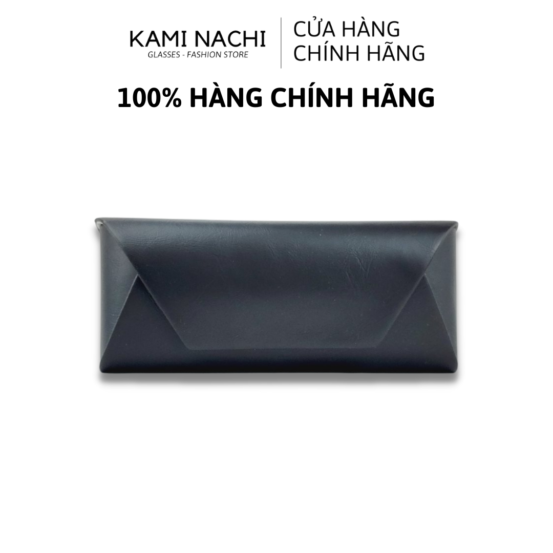 Hộp đựng mắt kính cao cấp bật nắp KAMI NACHI có nam châm chất liệu da PU