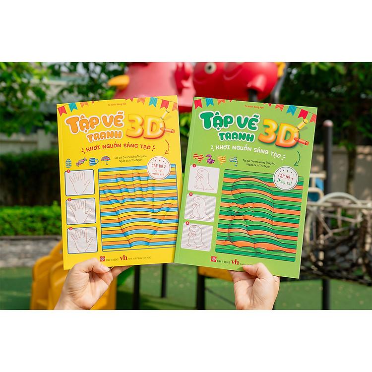 Sách Tập vẽ tranh 3D, khơi nguồn sáng tạo