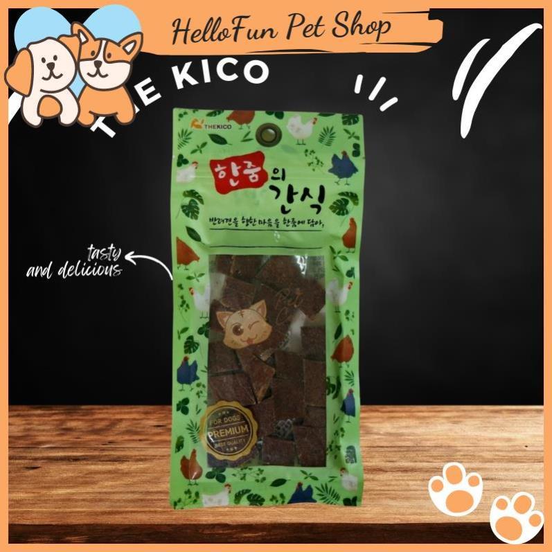 Bánh thưởng cao cấp The Kico cho chó mèo gói 100g (Snack cho thú cưng Lucky Bites nhiều vị