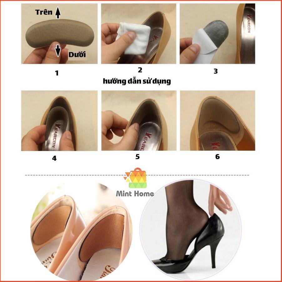 Miếng lót gót giày thể thao nam, cao gót nữ, chống rộng, đau chân, bảo vệ gót chân, tăng size