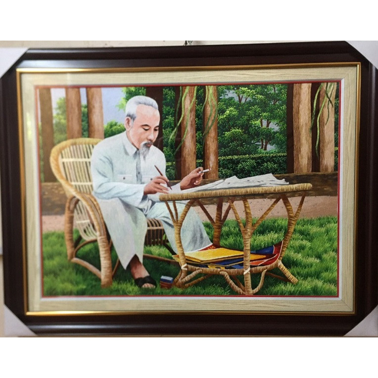 Bác Hồ một tình yêu - pq322 - 73x93cm