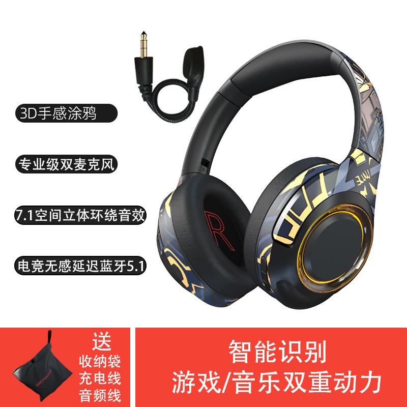 Giao hàng nhanh tai nghe bluetooth gắn trên đầu trò chơi thể thao điện tử phiên bản di động chức năng ghi âm tai nghe quảng cáo giảm tiếng ồn