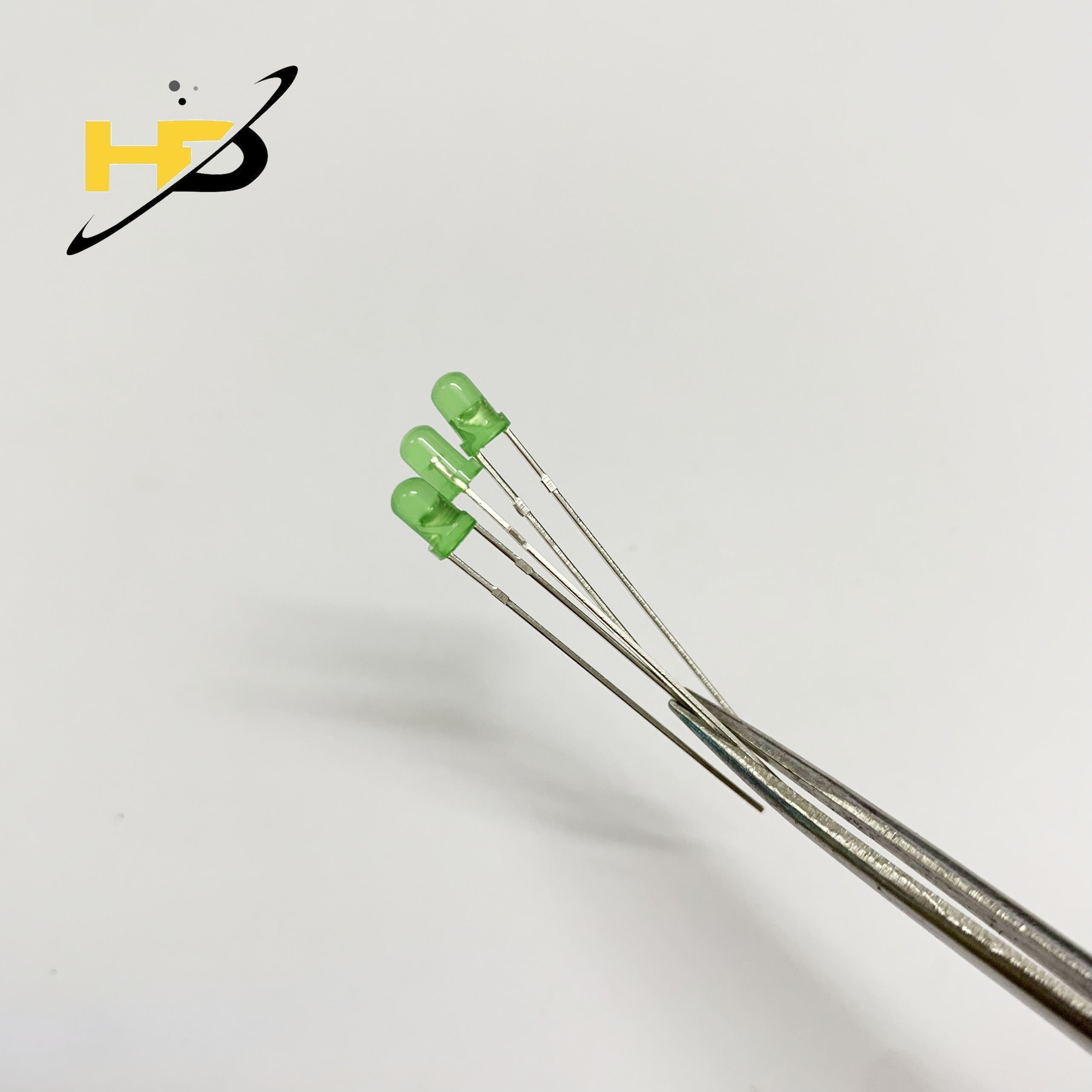 Đèn Led Đơn 3mm 2 Chân Phát Sáng Xanh Lá Dùng Cho Mạch Led Nhỏ Led Cube