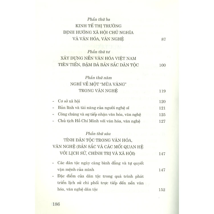 Sách - Sự lãnh đạo của Đảng về văn hóa văn nghệ