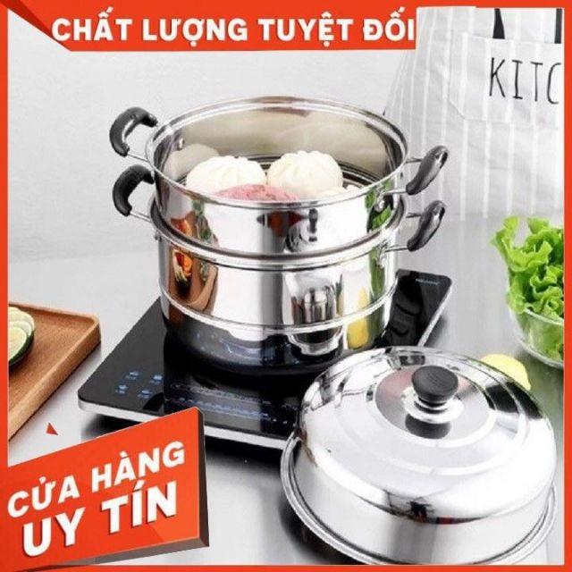 Nồi Hấp 3 Tầng Inox hàng đẹp