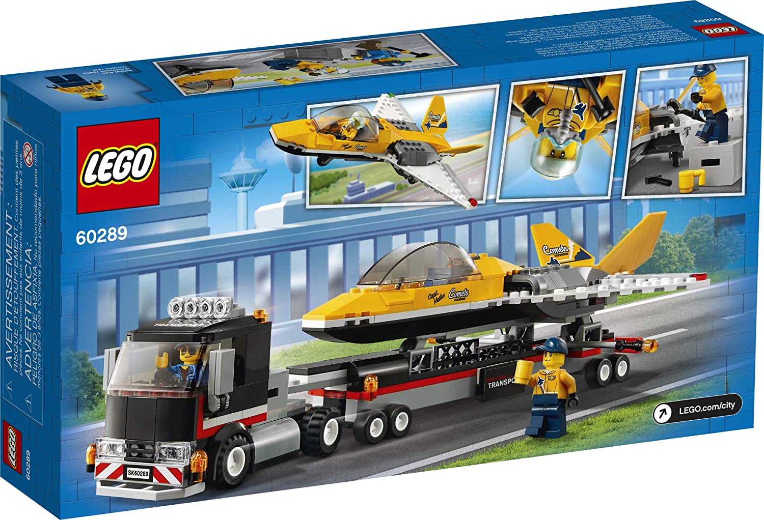 Đồ Chơi Lắp Ráp LEGO City Xe Vận Chuyển Máy Bay Phản Lực 60289 Cho Bé Trên 5 Tuổi