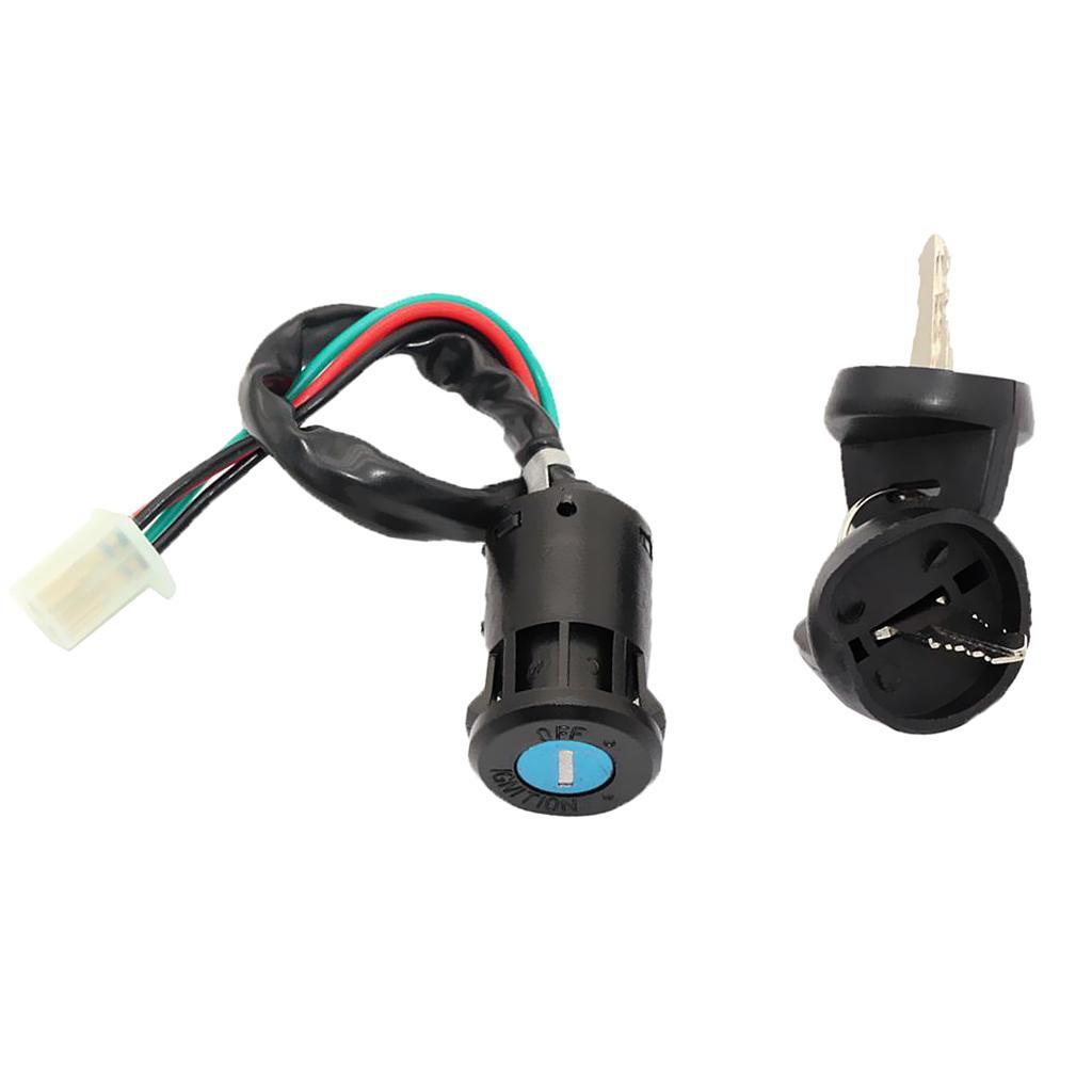 Ignition Key Barrel Female Plug for 50-250cc Dirt  ATV Quad Bike