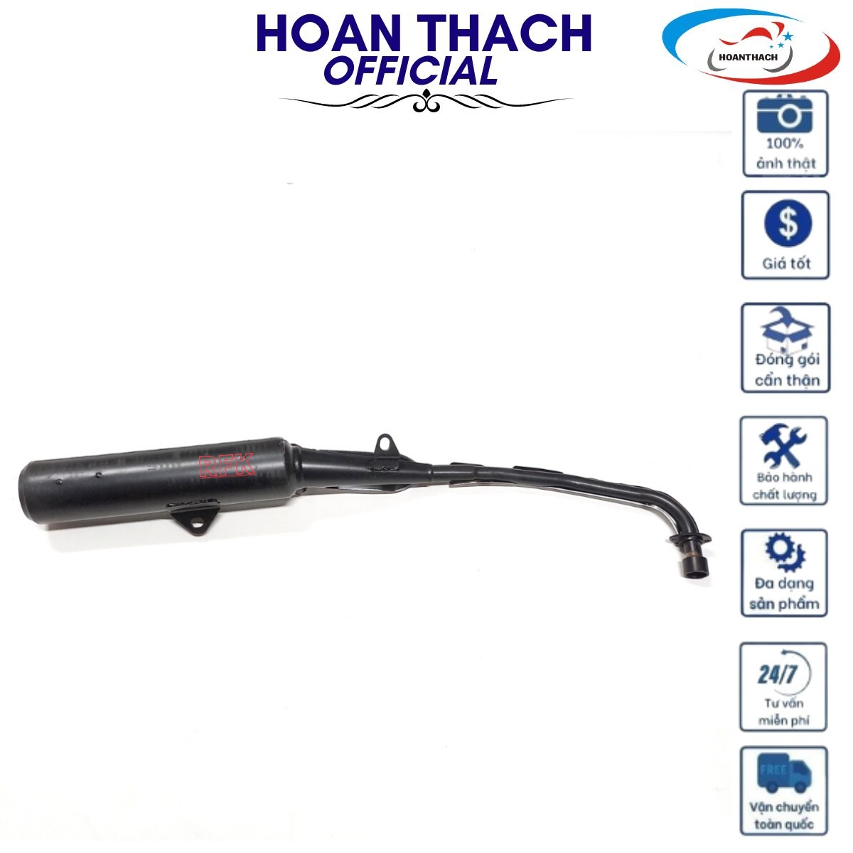 Ống Pô Cho Xe Máy Sirius Mẫu Mới Jupiter (Hộp) HOANTHACH SP001330