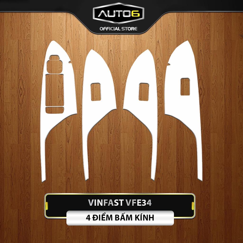VINFAST VFe34 - Film PPF chống xước nội thất ô tô - AUTO6 &lt;Cam kết chuẩn form xe, chống xước và che mờ các vết xước cũ