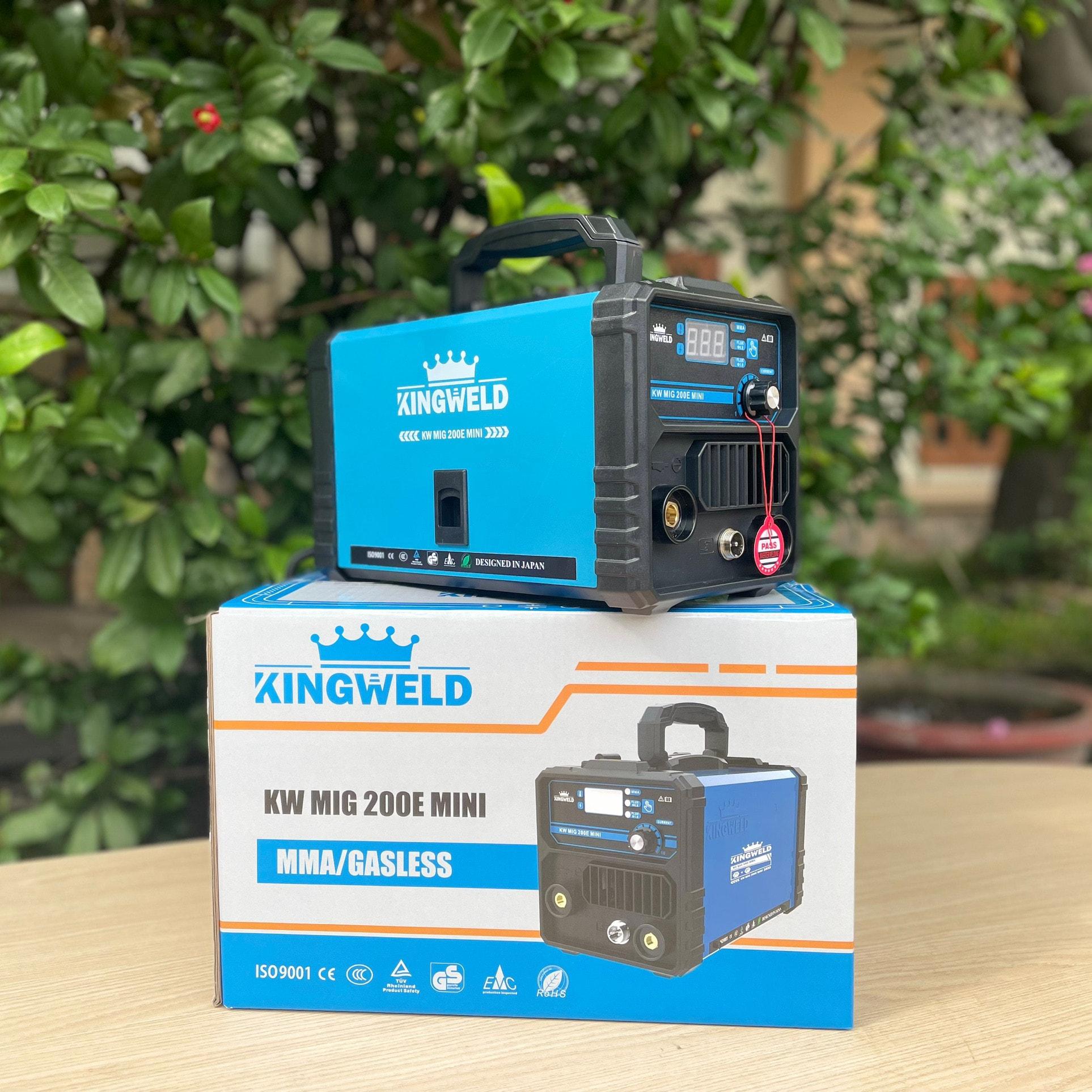 MÁY HÀN MIG MINI KINGWELD KW MIG-200E MINI - HÀNG CHÍNH HÃNG