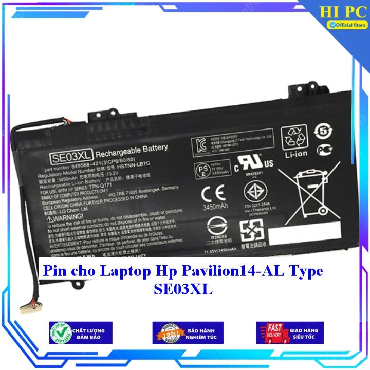 Pin cho Laptop Hp Pavilion14-AL Type SE03XL - Hàng Nhập Khẩu