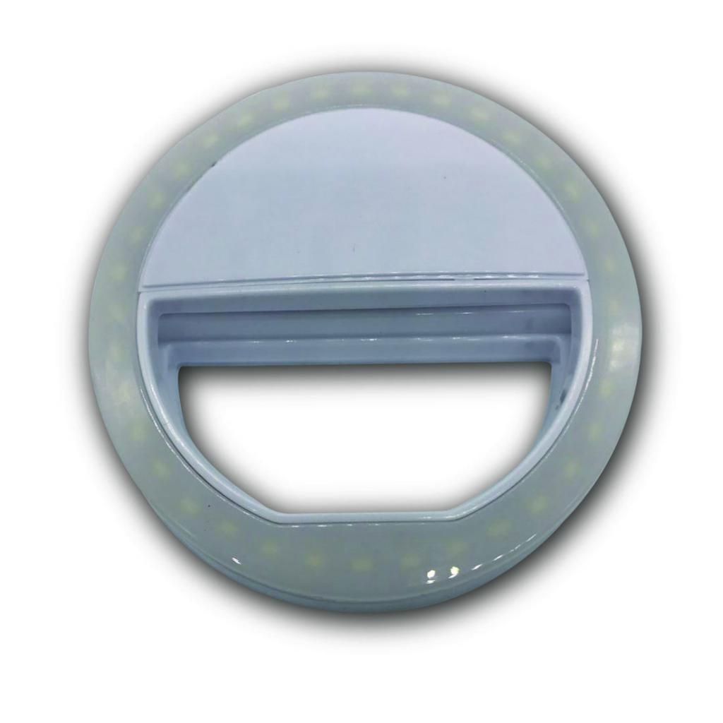 LED Light Ring Supplementary Selfie Lighting Night or Darkness Selfie Enhancing for Photography with iPhones and Android Smart Phones