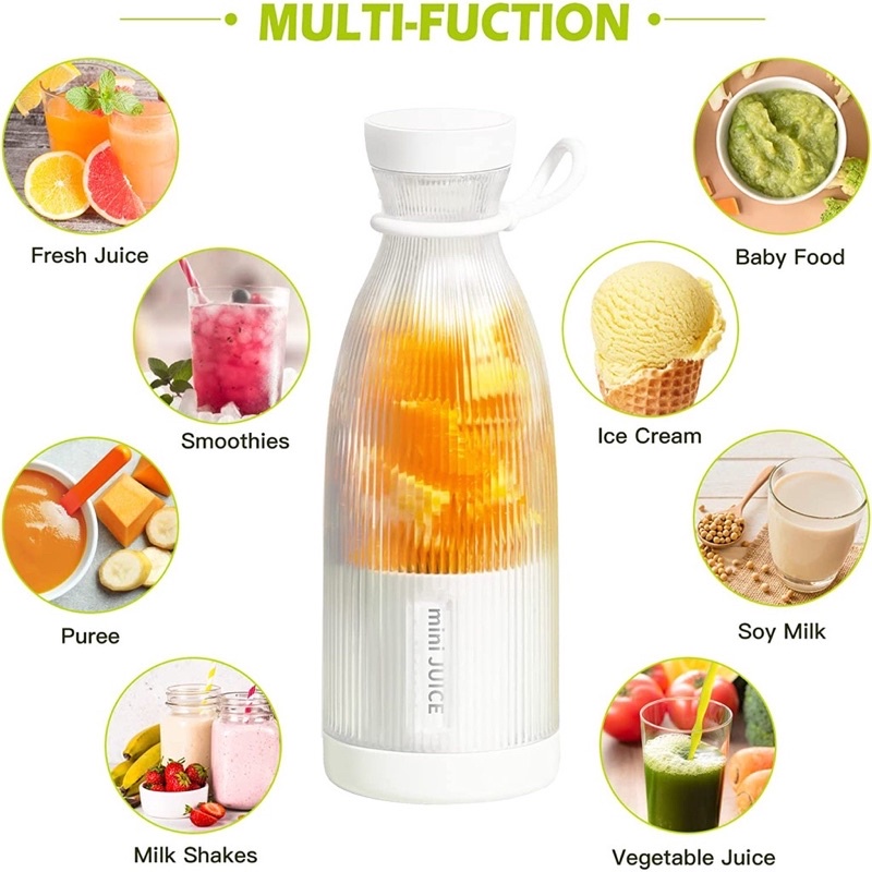 Máy xay cầm tay Mini Juicer dung tích 300ml