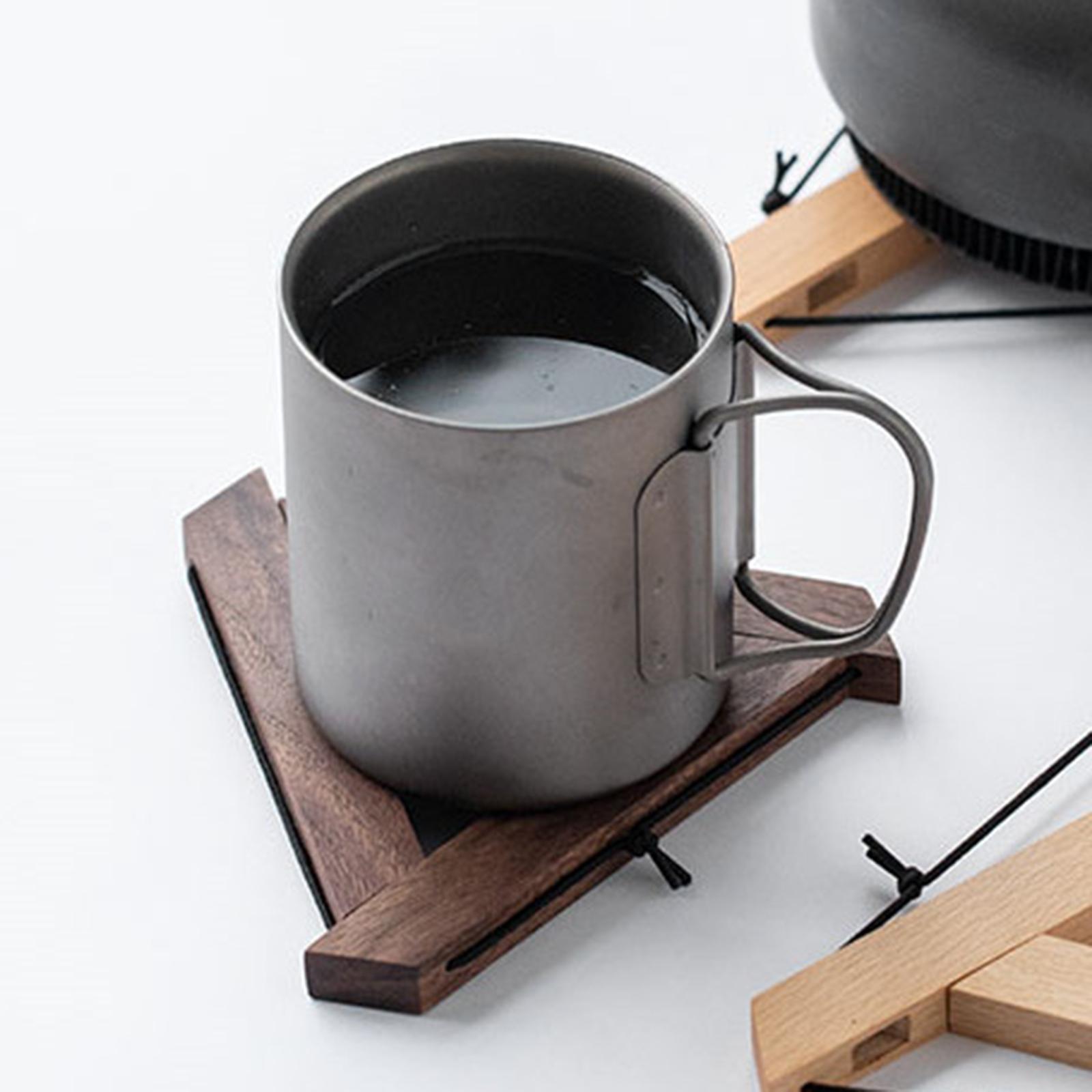 Wood Coasters Kitchen Accessories Storage Organizer for Freezer Coffee Shop