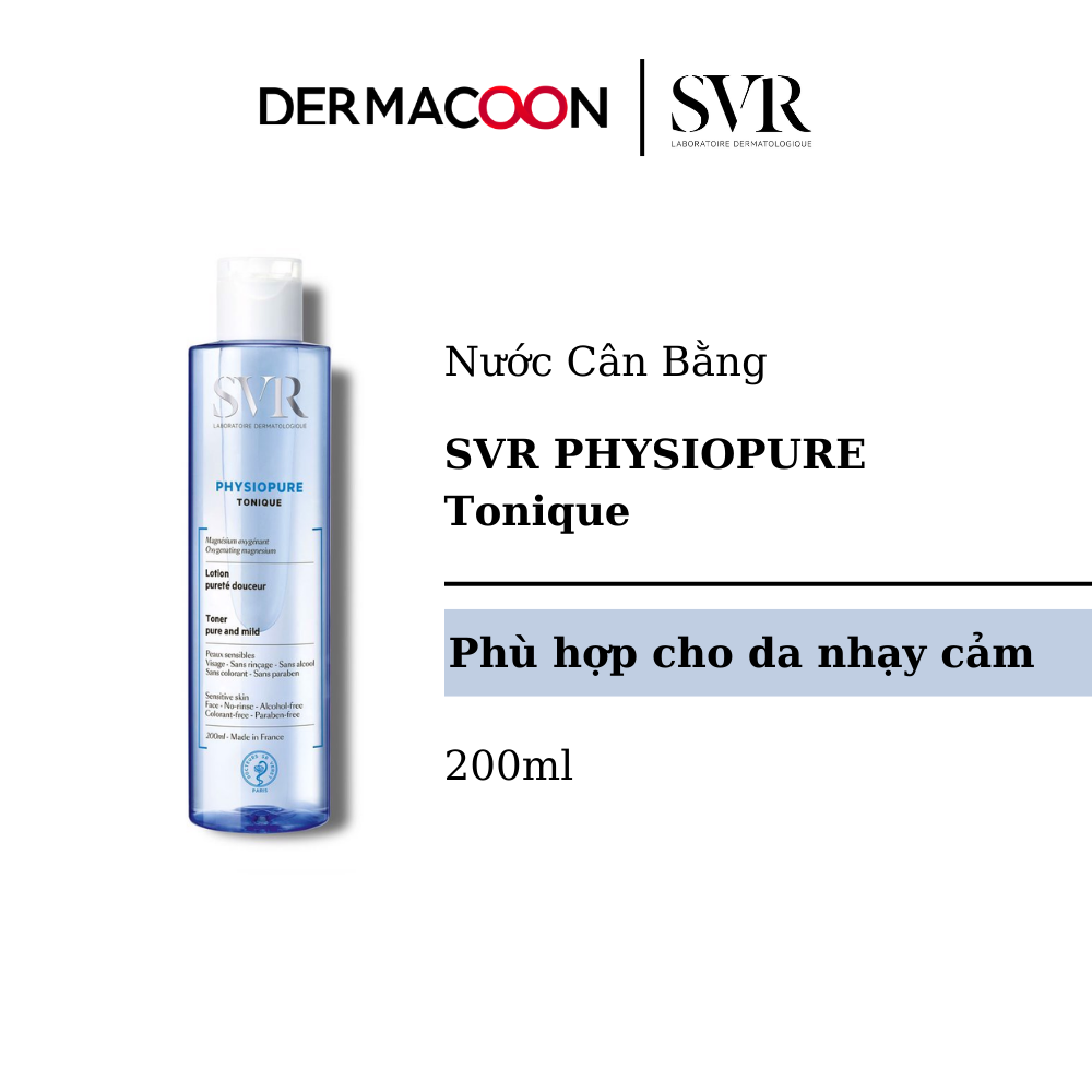 Nước Cân Bằng Làm Sạch Sâu Cho Da Mặt Nhạy Cảm SVR PHYSIOPURE Tonique 200ml