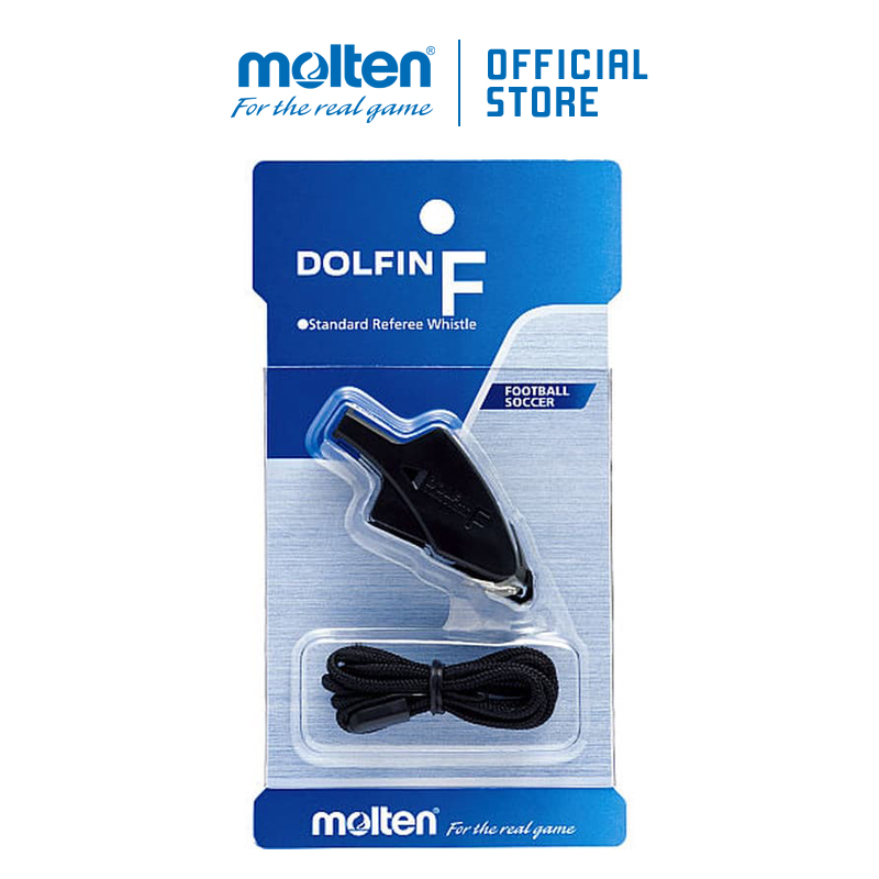 Còi trọng tài bóng đá Molten DOLFIN F có dây