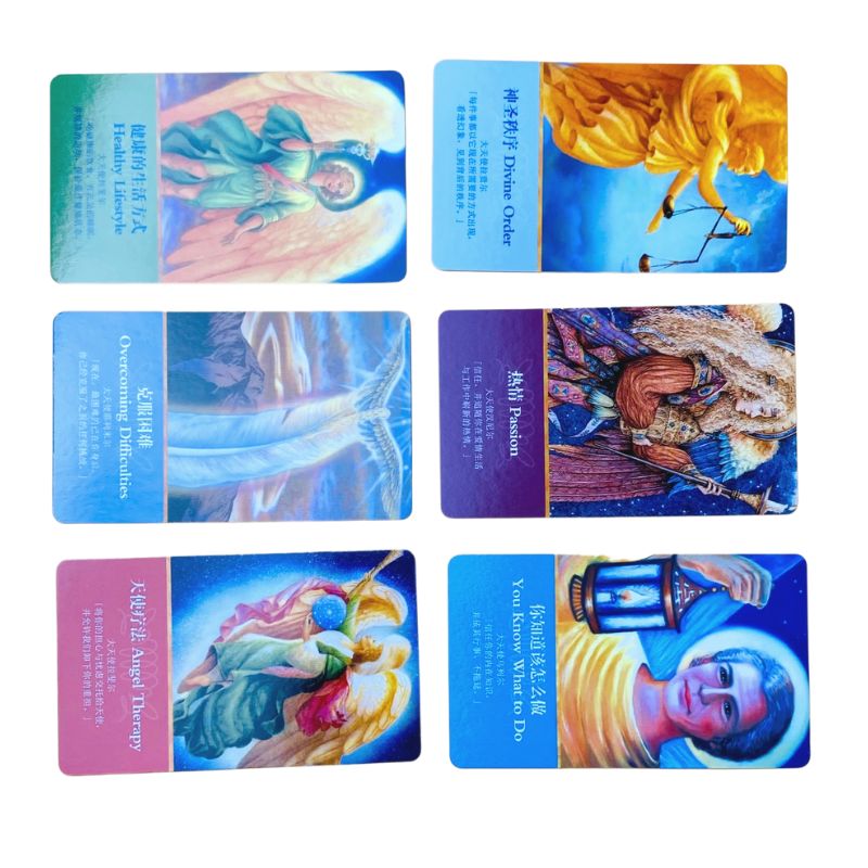 Combo Bộ Thẻ Bài Bói Archange Oracle Cards Tarot+Túi Nhung