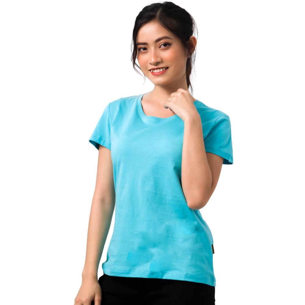 Cổ Tròn NGỌC - Áo Thun Nữ 100% Cotton Cao Cấp, thoáng mát, kháng khuẩn Ag