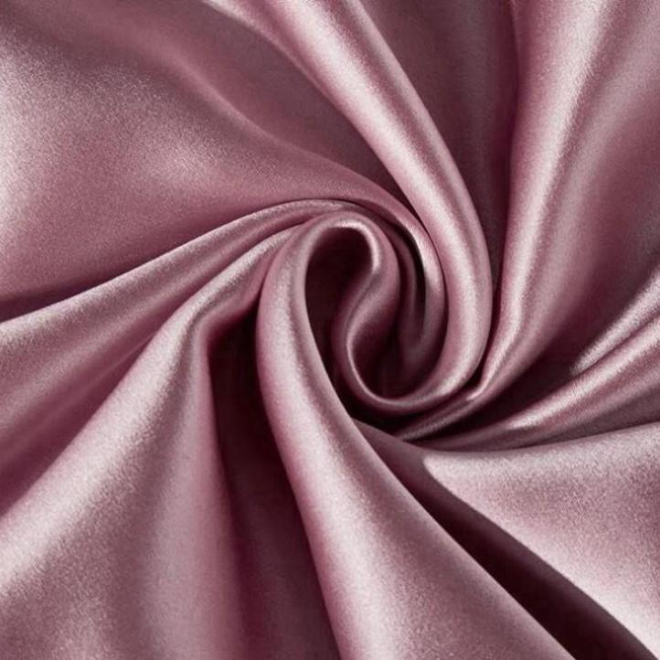 Bộ Chăn Trần Bông Ga Gối Phi Lụa Thương hiệu LAN PHAM BEDDING Mát Mịn - Màu Hồng Ruốc
