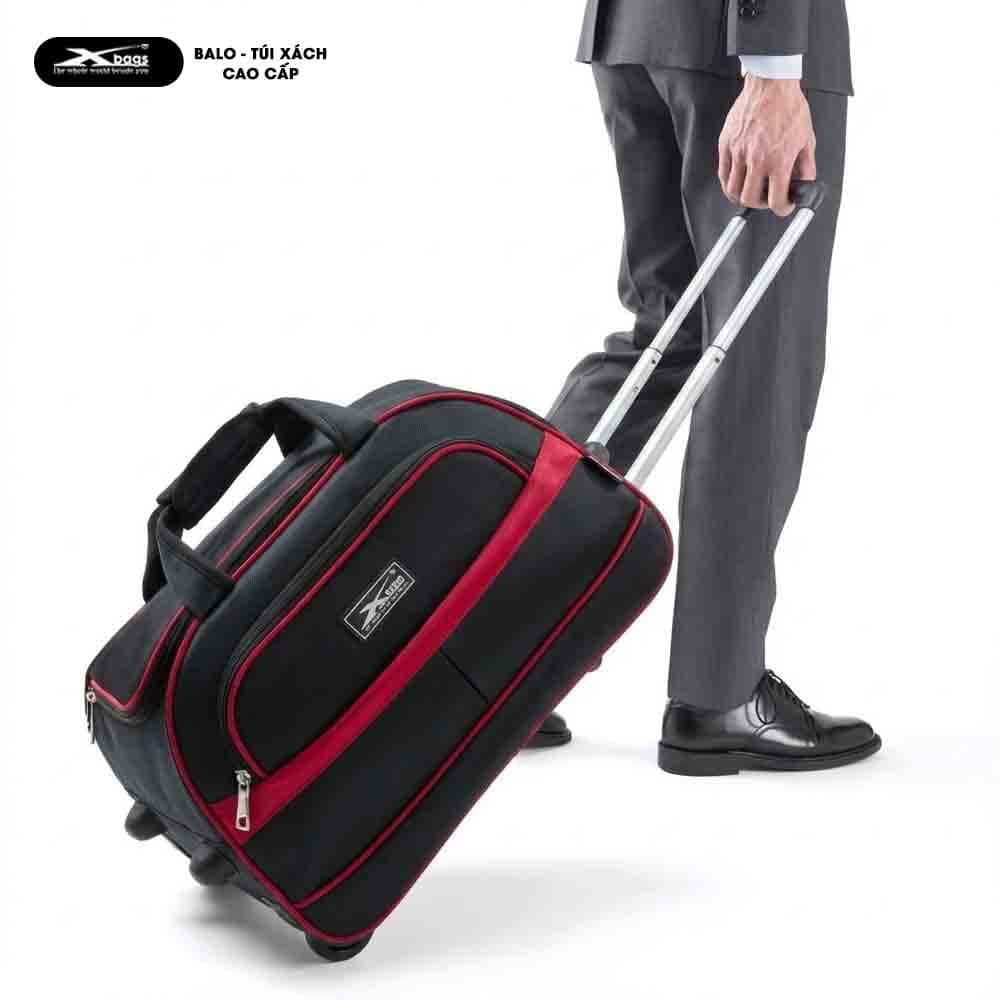 Túi Du Lịch Có Cần Kéo Xbags Classic Xb6102 Màu Đen, Chống Nước, Bền Bỉ, Nhiều Ngăn Tiện Lợi, Sang Trọng, Có Bánh Xe 360 Độ Dễ Dàng Di Chuyển!