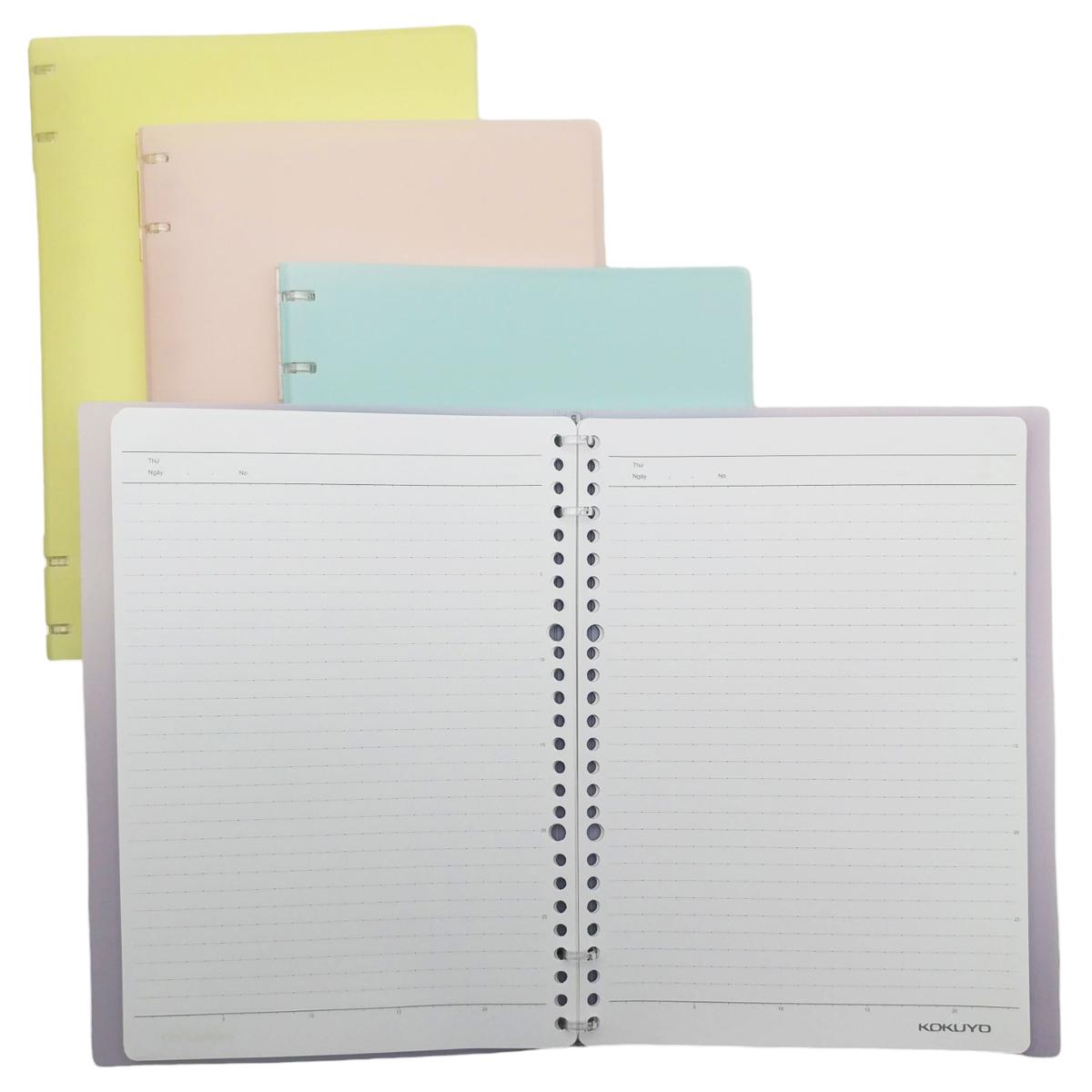 Sổ Bìa Còng 4 Lỗ Kusumi B5 - Campus BN-B5H4KU-MU - Màu Vàng