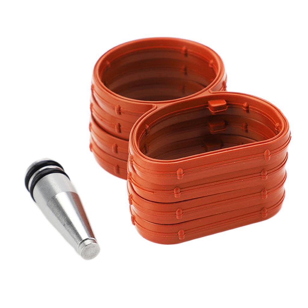 Intake Swirl Flaps Plug Gaskets Blank Removal Replacement for 2.0 N47