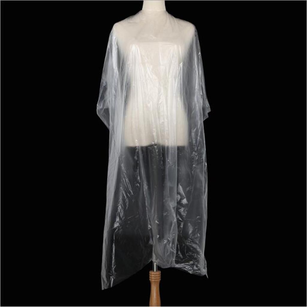 200Pcs Large Disposable Hair Cutting Cape Gown Unisex Barber Shop Capes