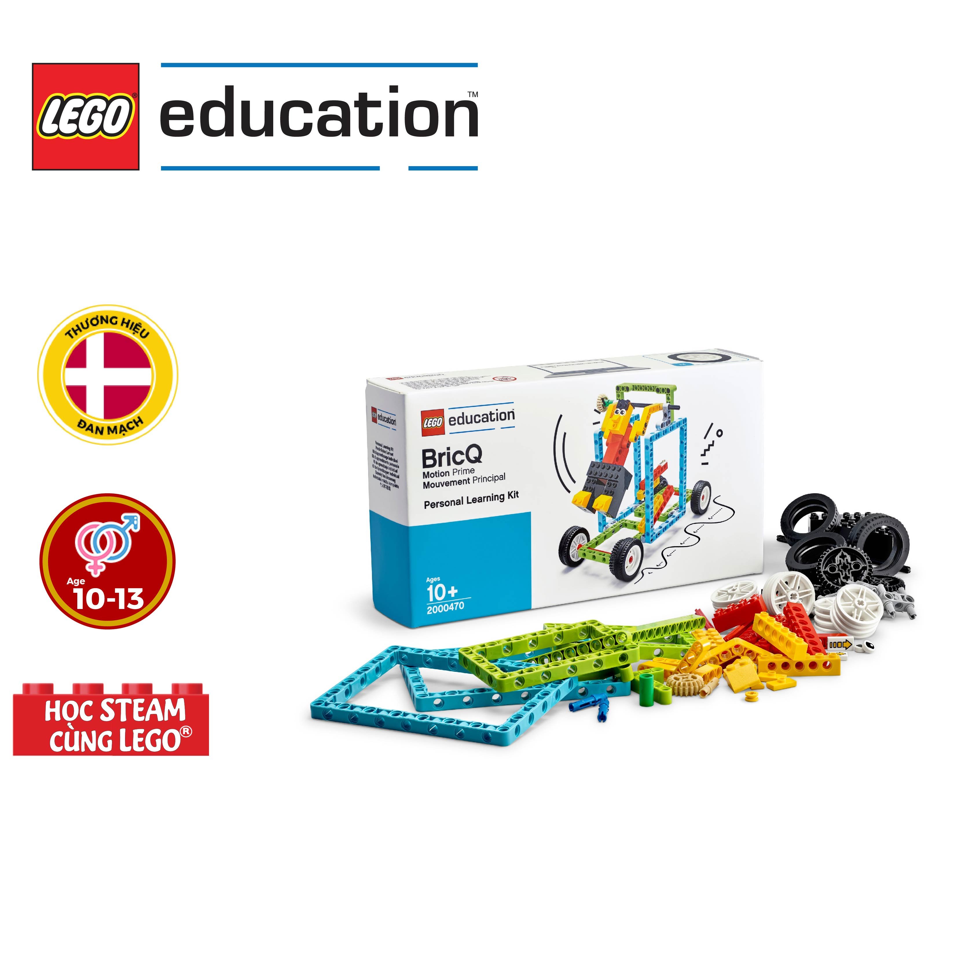 Đồ chơi trẻ em STEAM (*) LEGO Education BricQ 2000470 cho bé từ 10 - 13 tuổi