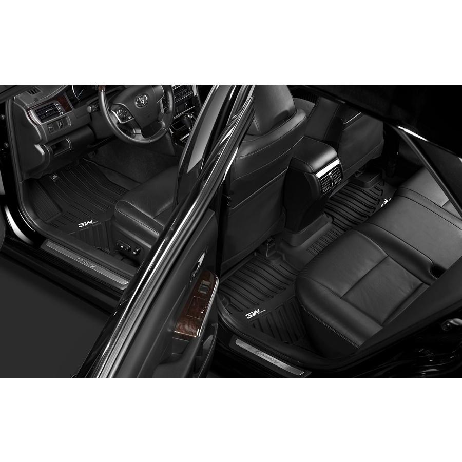 Thảm lót sàn ô tô TOYOTA CAMRY 2007 - 2017 Nhãn hiệu Macsim 3W chất liệu nhựa TPE đúc khuôn cao cấp - màu đen, màu be