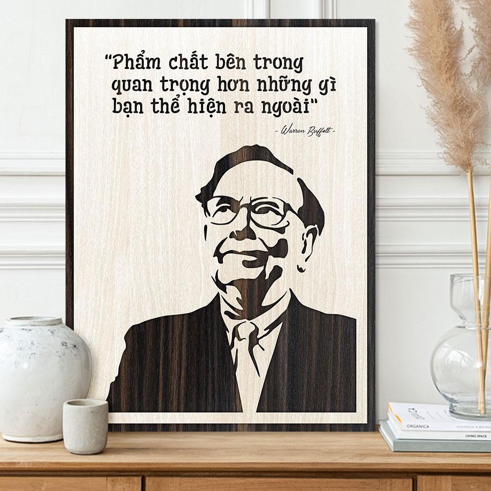 Tranh gỗ tạo động lực TBIG045 - "Phẩm chất bên trong quan trọng hơn những gì bạn thể hiện ra ngoài"