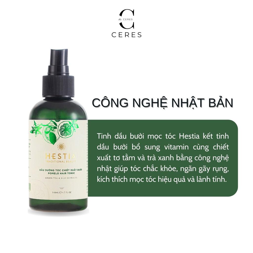 Tinh Dầu Bưởi Xịt Mọc Tóc - Tinh Dầu Dưỡng Tóc Hestia Pomelo Hair Tonic 140ml