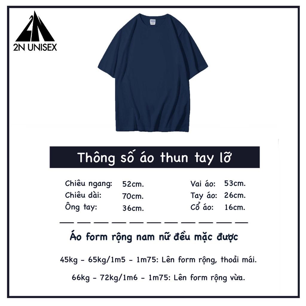 Áo thun tay lỡ form rộng unisex, phông nam nữ oversize Einsicht 2N Unisex